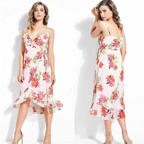 Guess Daydream Wrap Dress - Picture 1 of 3